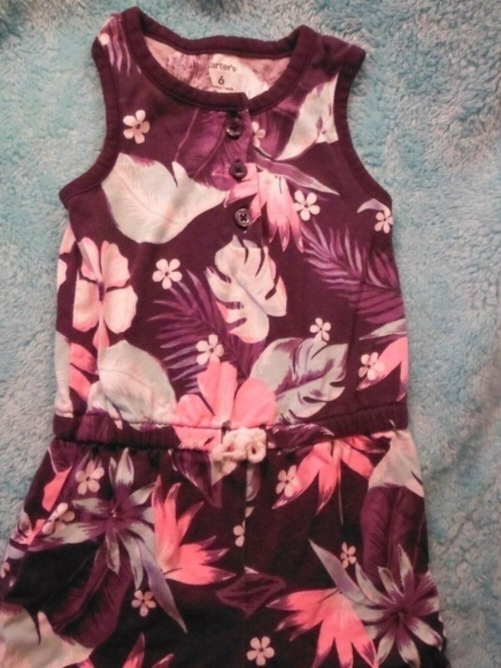 Carter's 6M tropical summer one piece bodysuit